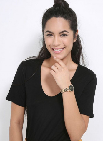 Women's 22K Gold Plated Analog Watch P31002L