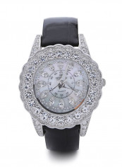 Women's 22K Gold Plated With Crystal Analog Watch P-21628