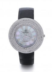 Women's 22K Gold Plated With Crystal Analog Watch P-21635