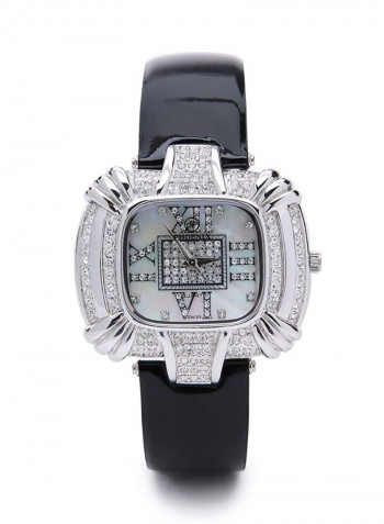 Women's 22K Gold Plated With Crystal Analog Watch P-21647