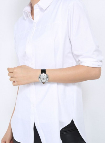 Women's 22K Gold Plated With Crystal Analog Watch P-21647