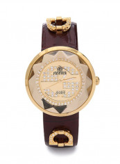 Women's 22K Gold Plated With Crystal Analog Watch P-21665