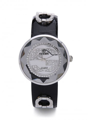 Women's 22K Gold Plated With Crystal Analog Watch P-21665