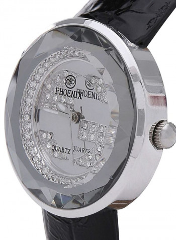 Women's 22K Gold Plated With Crystal Analog Watch P-21665