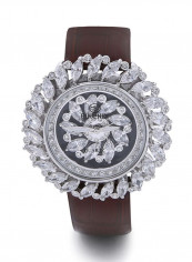 Women's 22K Gold Plated With Crystal Analog Watch P-21698