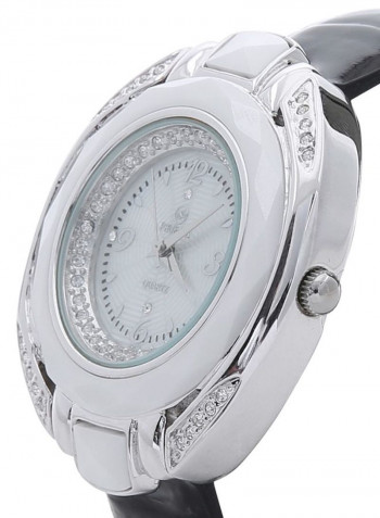Women's 22K Gold Plated With Crystal Analog Watch P-21699