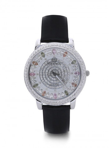 Women's 22K Gold Plated With Crystal Analog Watch P-21733