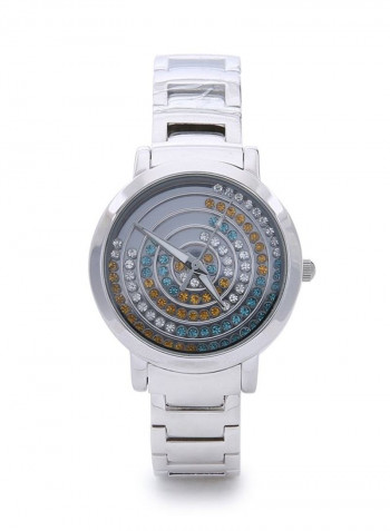 Women's 22K Gold Plated With Crystal Analog Watch P-21871