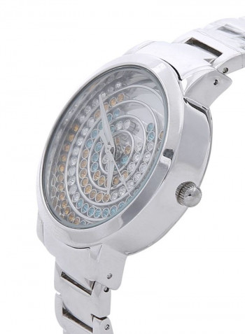 Women's 22K Gold Plated With Crystal Analog Watch P-21871