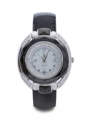 Women's 22K Gold Plated With Crystal And Ceramic Analog Watch P-21699