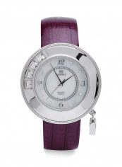 Women's 18K Gold Plated With Crystal Analog Watch P4129