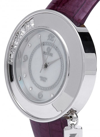 Women's 18K Gold Plated With Crystal Analog Watch P4129