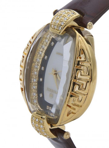 Women's 22K Gold Plated Analog Watch P-21662