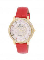 Women's 22K Gold Plated With Crystal Analog Watch P-21733
