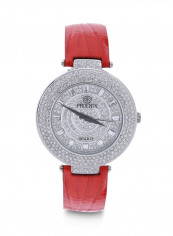 Women's 22K Gold Plated With Crystal Analog Watch P-21739