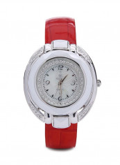 Women's 22K Gold Plated With Crystal And Ceramic Analog Watch P-21699