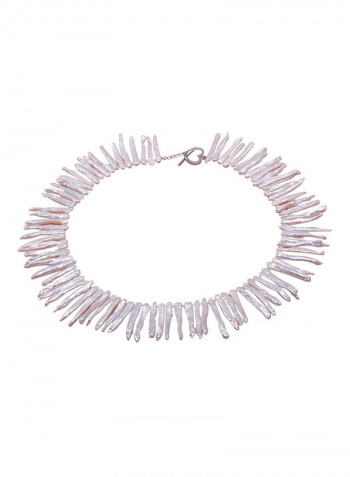 Biwa Freshwater Cultured Pearl Necklace