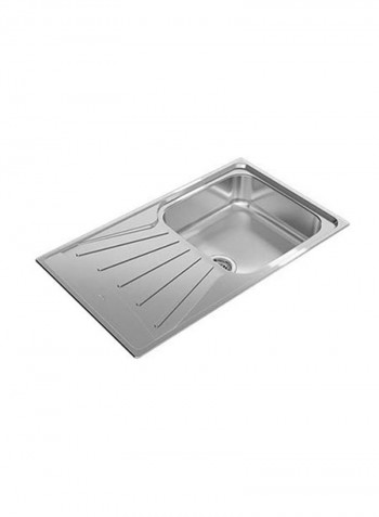 Starbright 50 E-Xn 1B 1D Inset Reversible 1 Bowl Sink With Matt Finish Stainless Steel 860x500mmmm