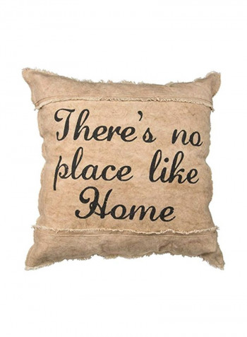 Throw Pillow Brown 20x20inch