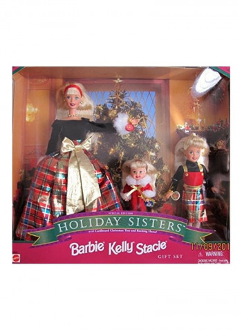 3-Piece Special Edition Holiday Sisters 3 x 14inch