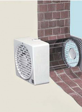 Auto Shutter Exhaust Fan 12452 White