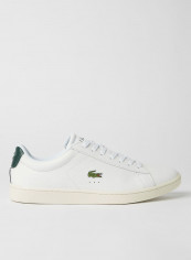 Carnaby Evo Leather Accent Sneakers White/Dark Grey