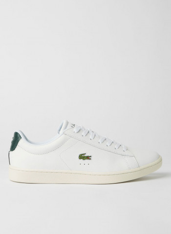 Carnaby Evo Leather Accent Sneakers White/Dark Grey