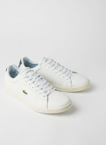 Carnaby Evo Leather Accent Sneakers White/Dark Grey