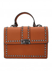 Rivet Studded Crossbody Bag Brown/Black reviews Rivet Studded Crossbody Bag Brown/Black