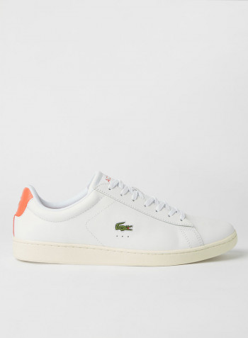 Carnaby Evo Leather Accent Sneakers White/Pink