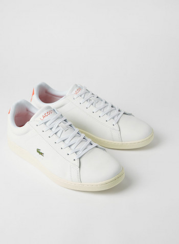 Carnaby Evo Leather Accent Sneakers White/Pink