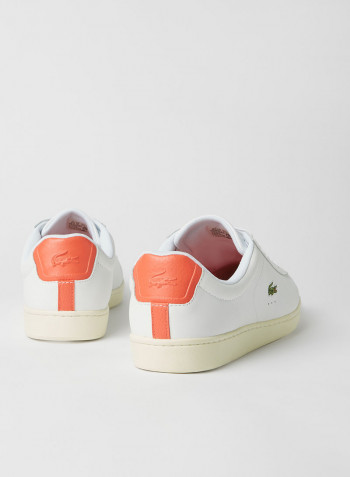 Carnaby Evo Leather Accent Sneakers White/Pink