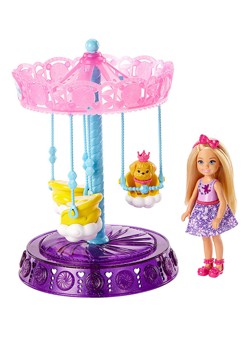 Dreamtopia Chelsea Doll And Carousel Playset