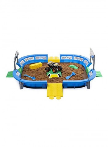 Metal Monster Sand Dirt Arena Playset Toy