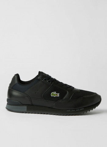 Partner Piste Textile Sneakers Black/Dark Grey