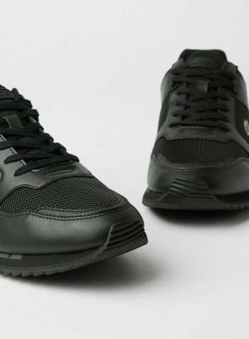 Partner Piste Textile Sneakers Black/Dark Grey