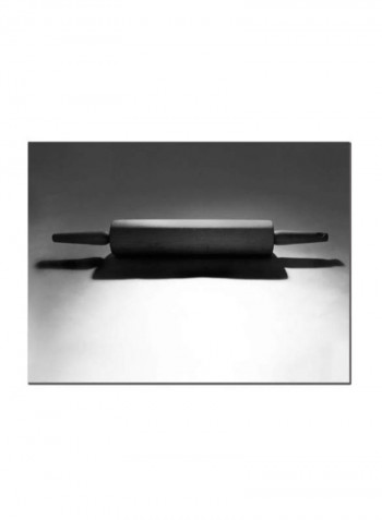 Rolling Pin Canvas Wall Art Grey 14 x 19inch