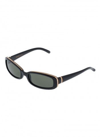 Women's Full Rim Rectangular Sunglasses - Lens Size: 110 mm