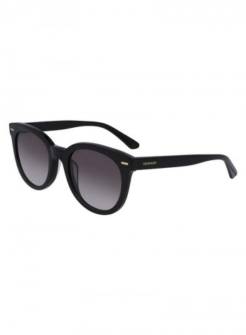 Women's Full Rimmed Round Frame Sunglasses - Lens Size: 51 mm