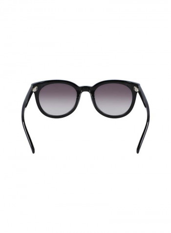 Women's Full Rimmed Round Frame Sunglasses - Lens Size: 51 mm