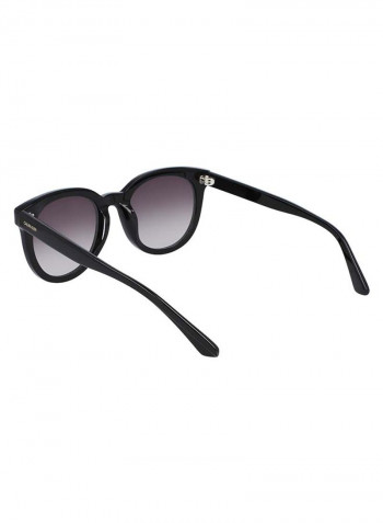 Women's Full Rimmed Round Frame Sunglasses - Lens Size: 51 mm