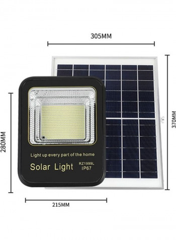 458-LED Light Black/Clear/Blue 28x21.5x37cm