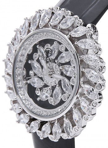 Women's 22K Gold Plated With Crystal Analog Watch P-21698
