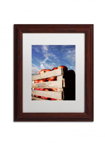 Orchard Wooden Framed Wall Art Multicolour 11 x 14inch
