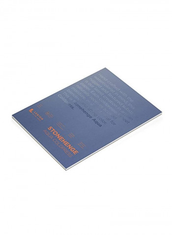 15-Piece Handcrafted Cold Press Sheets Blue/White
