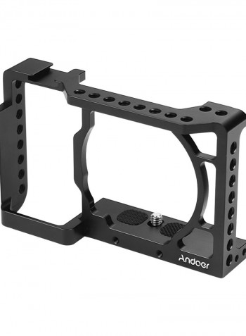 Camera Cage, Top Handle And 15mm Rod Baseplate Kit Black