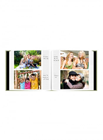 Fabric Frame Cover Photo Album Sage Green