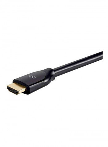 HDMI Cable 8inch Black/Gold