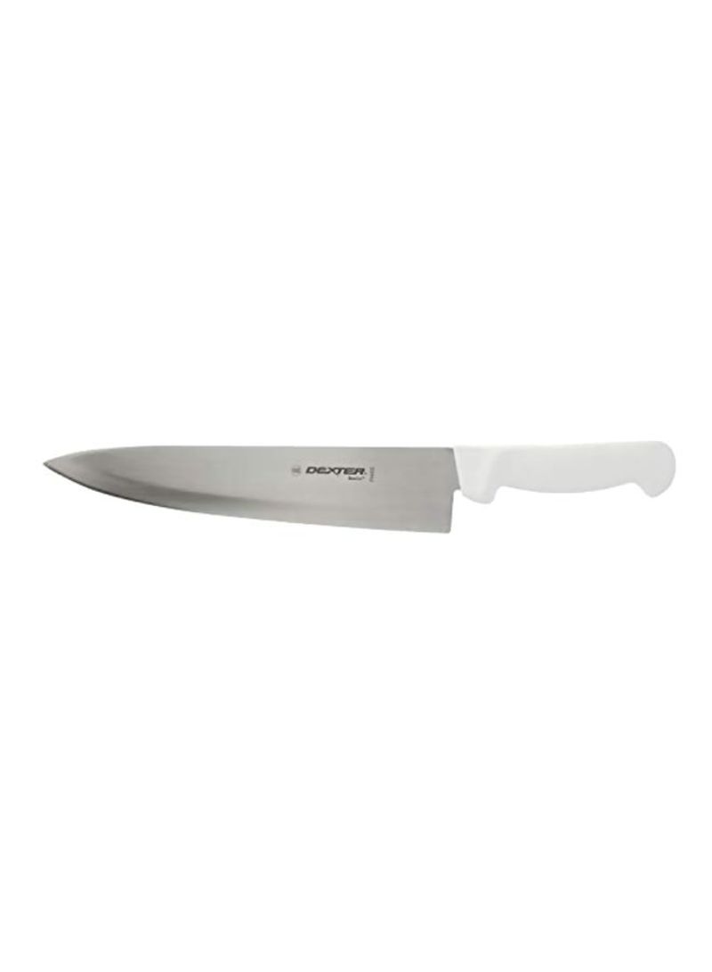 Basics Cooks Knife Silver/White 17.3x3.6x11inch