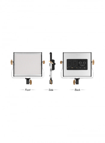 Portable Video Light Panel Fill-In Lamp With  Stand Black